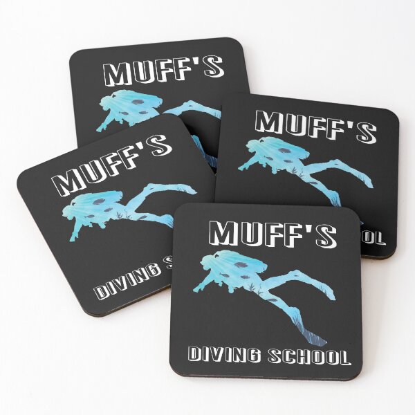 Item preview,  Muff's diving school tshirt:Funny,Cute designed and sold by Chaos Pixel Studio.
