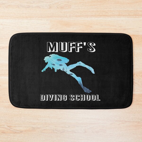 Item preview,  Muff's diving school tshirt:Funny,Cute designed and sold by Chaos Pixel Studio.