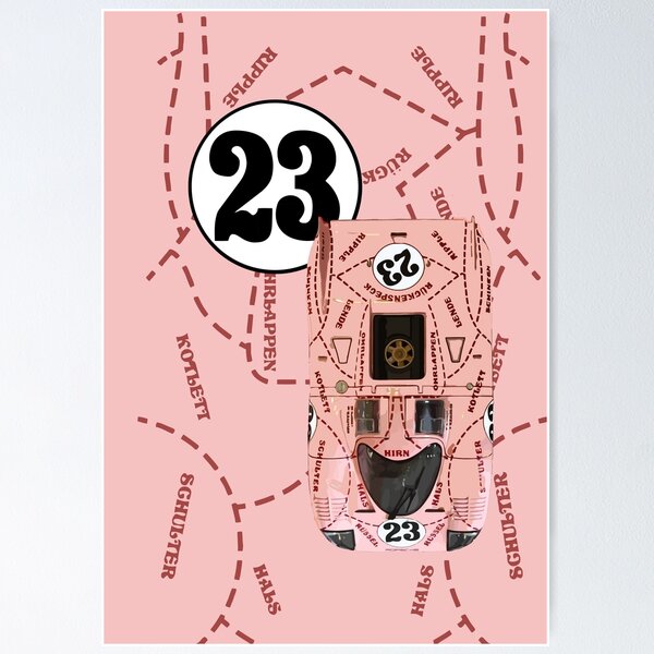 Item preview, 917 Pink Pig 1971 Klassische Rennlackierung designed and sold by Speedbirddesign.