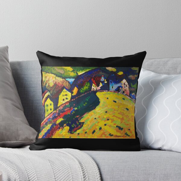 Item preview, Abstract Kandinsky Painting - Houses at Mernau designed and sold by SFTStudio.