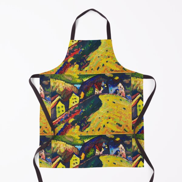 Item preview, Abstract Kandinsky Painting - Houses at Mernau designed and sold by SFTStudio.