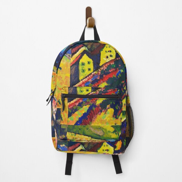Item preview, Abstract Kandinsky Painting - Houses at Mernau designed and sold by SFTStudio.