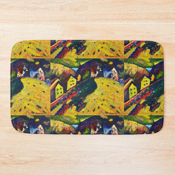 Item preview, Abstract Kandinsky Painting - Houses at Mernau designed and sold by SFTStudio.