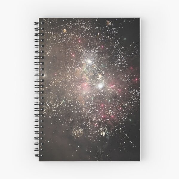 Item preview, Cluster of Fireworks against a Black Sky designed and sold by CharlieBell-X.