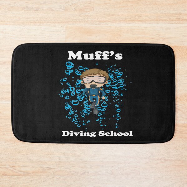 Item preview, Muff's diving school tshirt:Funny,Cute designed and sold by Chaos Pixel Studio.