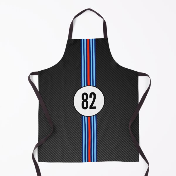 Item preview, Martini Racing Number 82 Carbon Poster – Classic Stripes Art designed and sold by Road To Track.