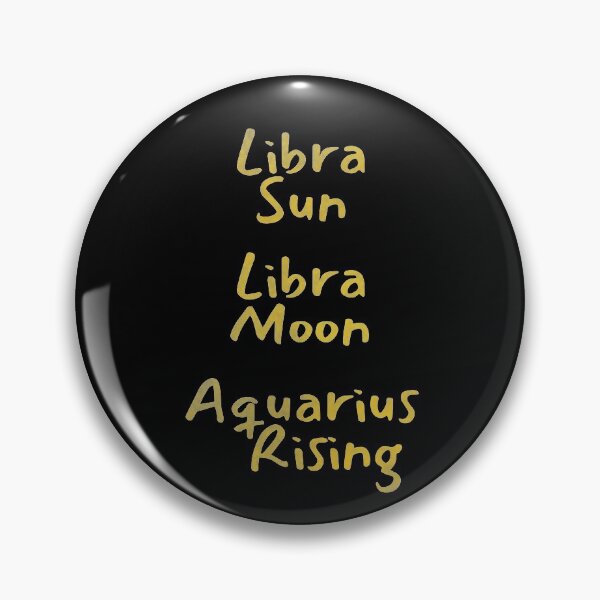 Item preview, Libra Sun Libra Moon Aquarius Rising Text designed and sold by leomooncreates.