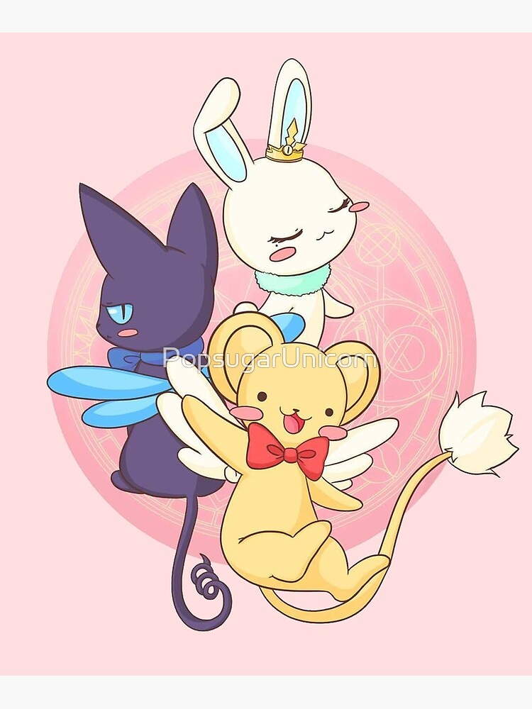 Cardcaptor Sakura The Three Guardians Kero, Spinel, Momo