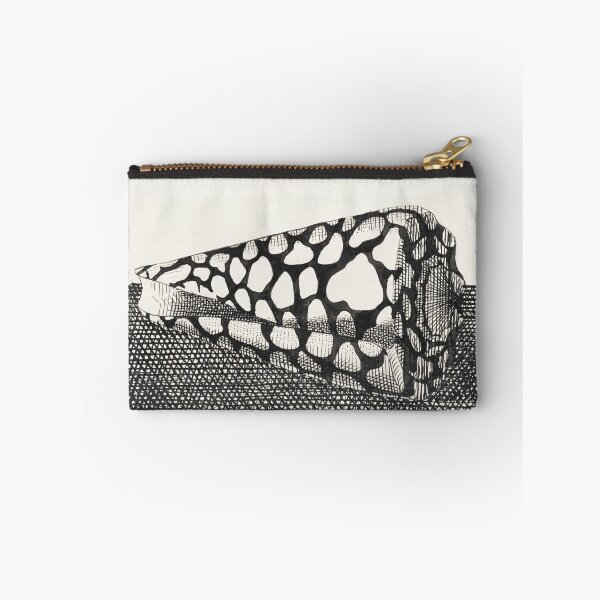 Item preview, Black and White Sea Shell (Schelp, naar links) designed and sold by SFTStudio.