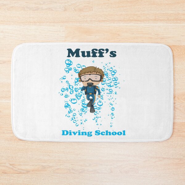 Item preview,  Muff's diving school tshirt:Funny,Cute designed and sold by Chaos Pixel Studio.