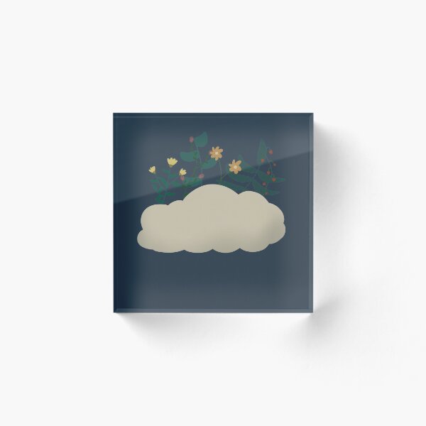 Artikelvorschau, Wolke mit Blumen und Pflanzen entworfen und verkauft von Clembr.