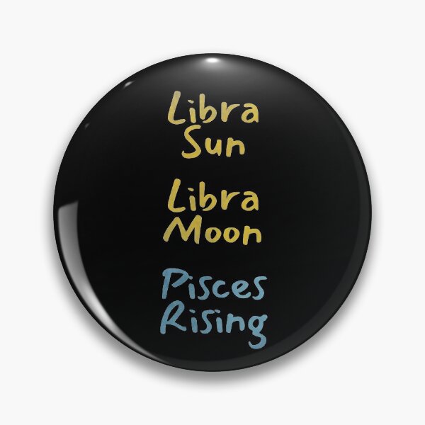 Item preview, Libra Sun Libra Moon Pisces Rising Text designed and sold by leomooncreates.