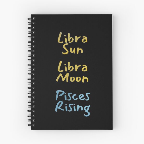 Item preview, Libra Sun Libra Moon Pisces Rising Text designed and sold by leomooncreates.