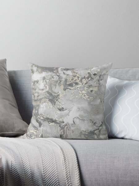 Item preview, Marble gray silver gold designed and sold by FrankaB.