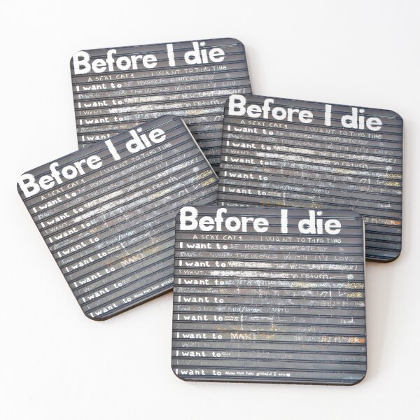 Item preview, Before I Die... designed and sold by Jane Ruttkayova.