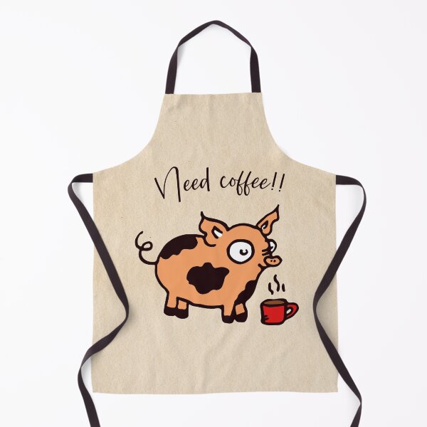 Item preview, Piglet needs coffe so do I designed and sold by oktondiallatok.