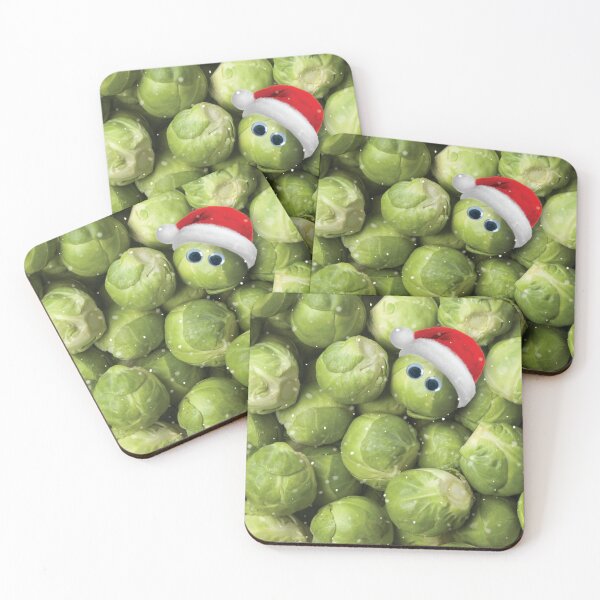 Item preview, Christmas Sprout With Santa Hat Print designed and sold by TopTrendNow.
