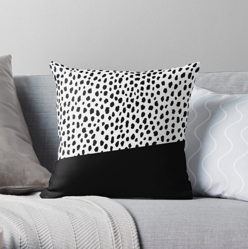 dalmatian throw pillow