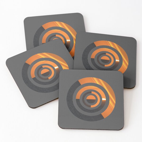 Item preview, Elegant geometric - quirky abstract round target sunset pattern designed and sold by Caroline Laursen.