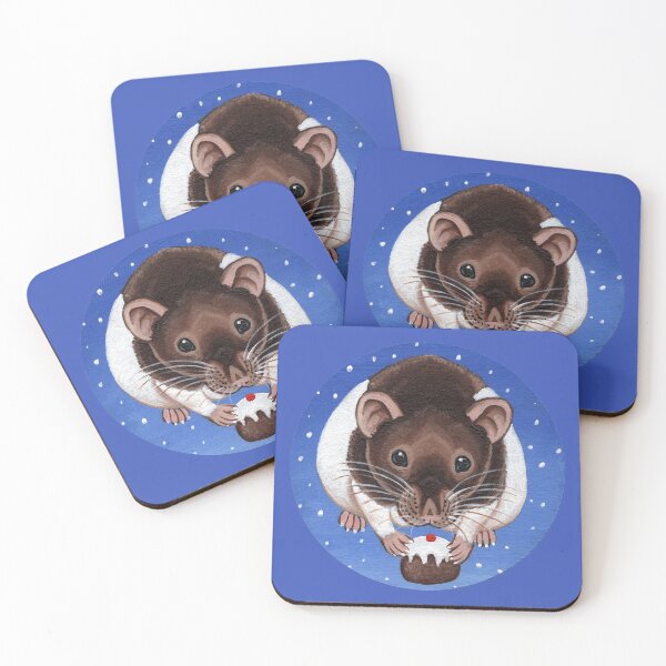 Item preview, Hooded Rat Christmas Pudding designed and sold by WolfySilver.