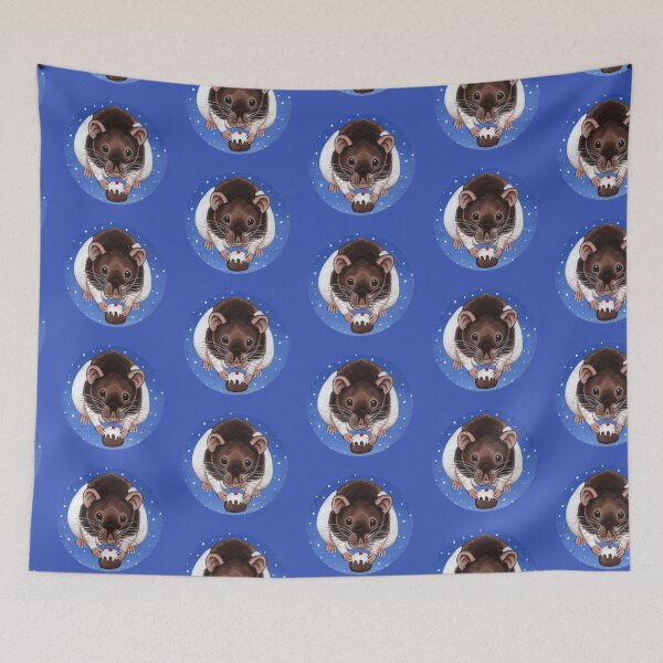 Item preview, Hooded Rat Christmas Pudding designed and sold by WolfySilver.