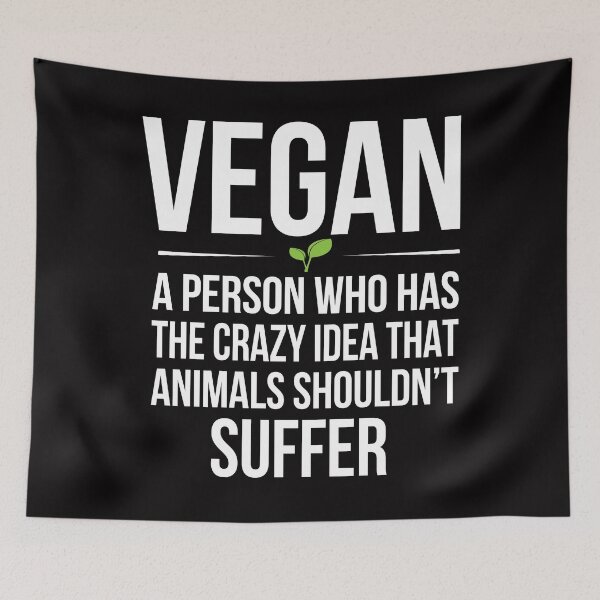 Item preview, animal activist vegan quote  designed and sold by Majesticoo.