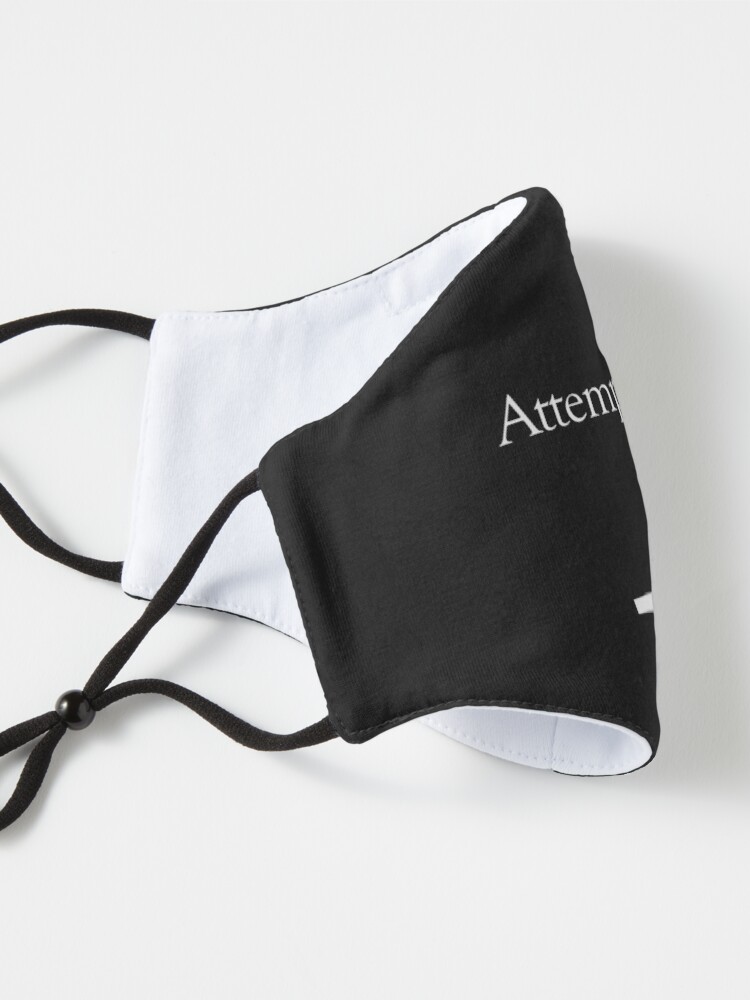 Alternate view of Attempted Murder (White design) Mask