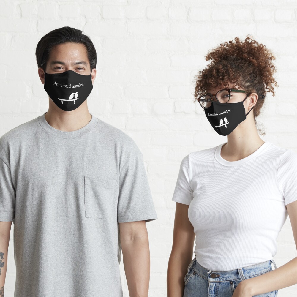 Attempted Murder (White design) Mask