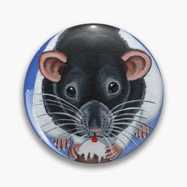 Item preview, Black Hooded Rat Christmas designed and sold by WolfySilver.