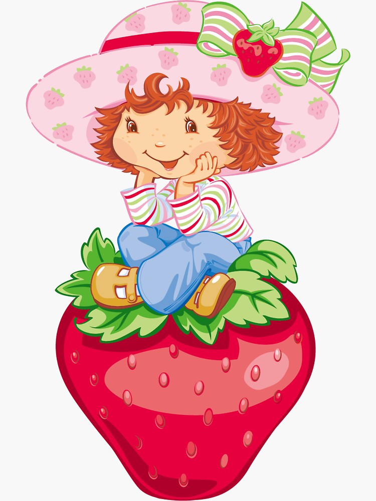 Strawberry Shortcake 80s - Strawberry Shortcake - Sticker sold by