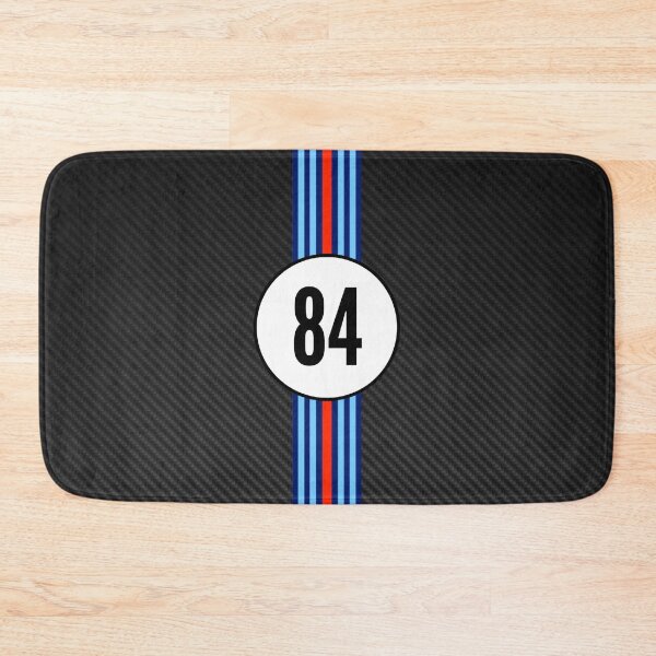 Item preview, Martini Racing Number 84 Carbon Poster – Classic Stripes Art designed and sold by Road To Track.