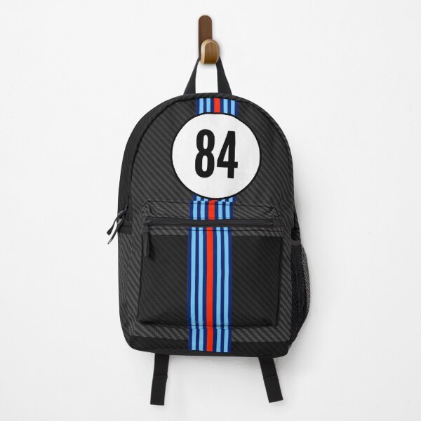 Item preview, Martini Racing Number 84 Carbon Poster – Classic Stripes Art designed and sold by Road To Track.