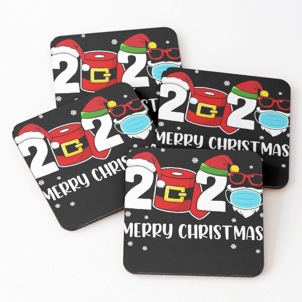 Item preview, Merry Christmas 2020 Quarantine Christmas Santa Face Mask designed and sold by RetroStyle247.