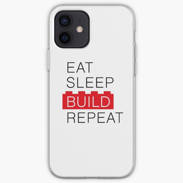 Comer Dormir Construir Repetir Funda blanda para iPhone