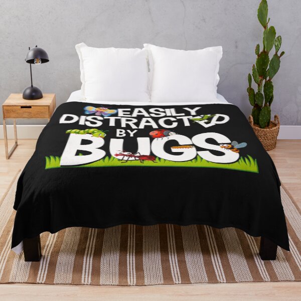 Item preview, Funny Bug Insects Easily Distracted By Bugs Science designed and sold by Bonifacio07.
