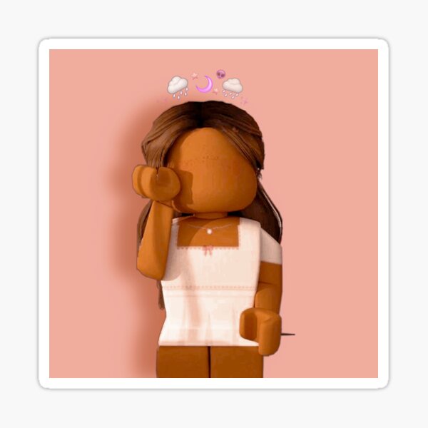 Roblox Girl Stickers Redbubble - roblox airpods ronald omg roblox flee the facility