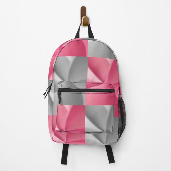 Item preview, Pink And Gray Shimmer Glow Checkerboard Pattern designed and sold by Mary Riley.
