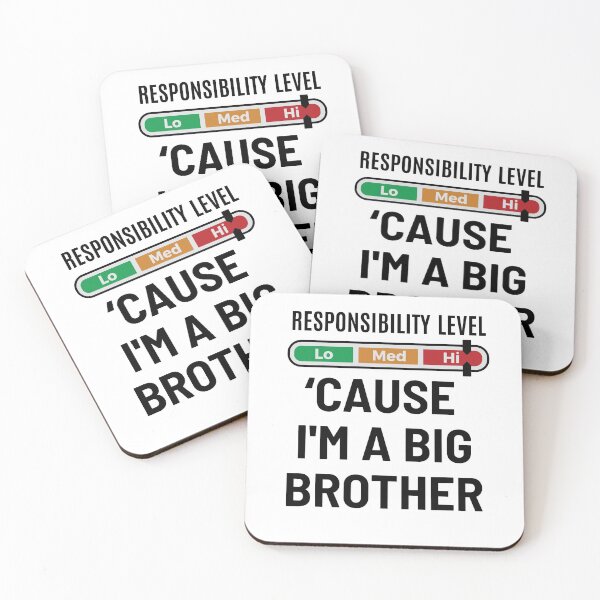 Item preview, Big brother responsibility  designed and sold by Zagach Letters.