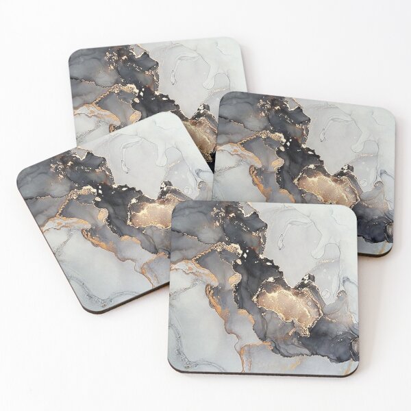 Item preview, Marble gray black gold designed and sold by FrankaB.