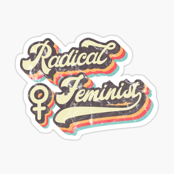 Item preview, "Radical Feminist" Distressed Rainbow Retro Venus designed and sold by XXRebellion.
