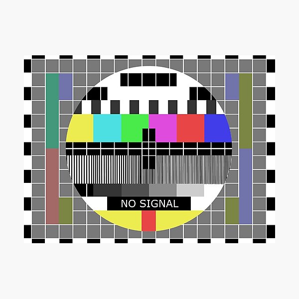 Vista previa del artículo con la obra «Tarjeta de prueba de TV», diseñado y vendido por sirglennbo.