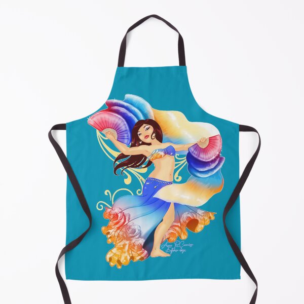 Item preview, Bellydancer with fan veils designed and sold by Anna R. Carrino.
