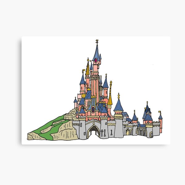Disneyland Paris Castle Concept Print Poster Le Château De La -  Canada