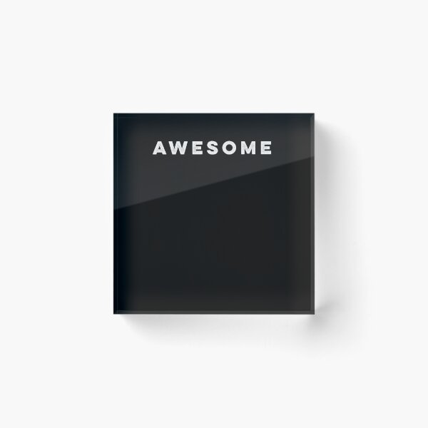 Item preview, Awesome impressive ingenious fantastic lettering white designed and sold by Zwuck.