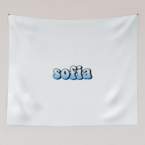 Item preview, aesthetic pastel blue gradient sofia name designed and sold by STAR10008.