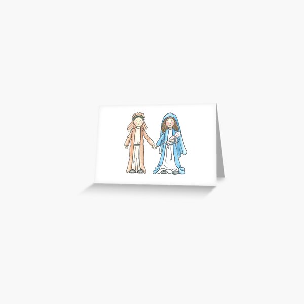Item preview, Nativity Doodle - Pedro & Violet designed and sold by Chara Jackson Illustrations.