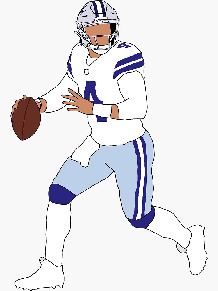 Dak Prescott - Dak Prescott Dallas Cowboys - Sticker