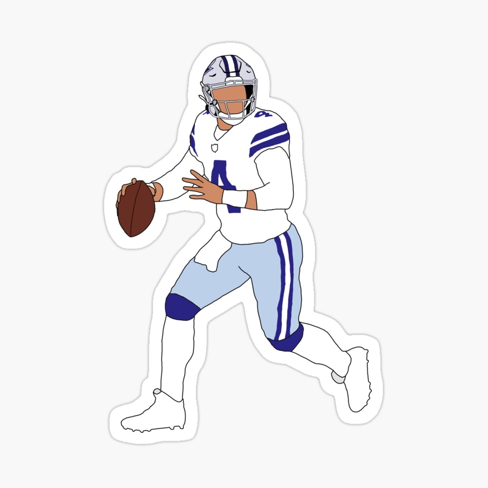 Dak Prescott Dallas Cowboys 50 x 60 Player Caricature Throw Blanket