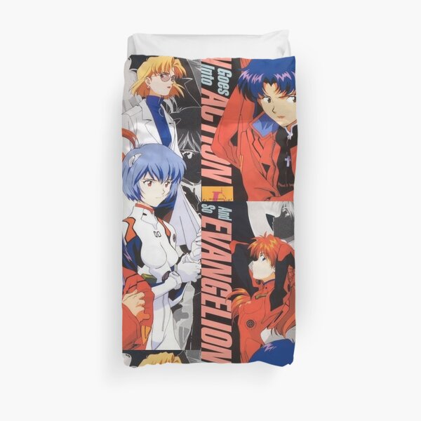 Evangelion Classic Promo Graphic Duvet Cover