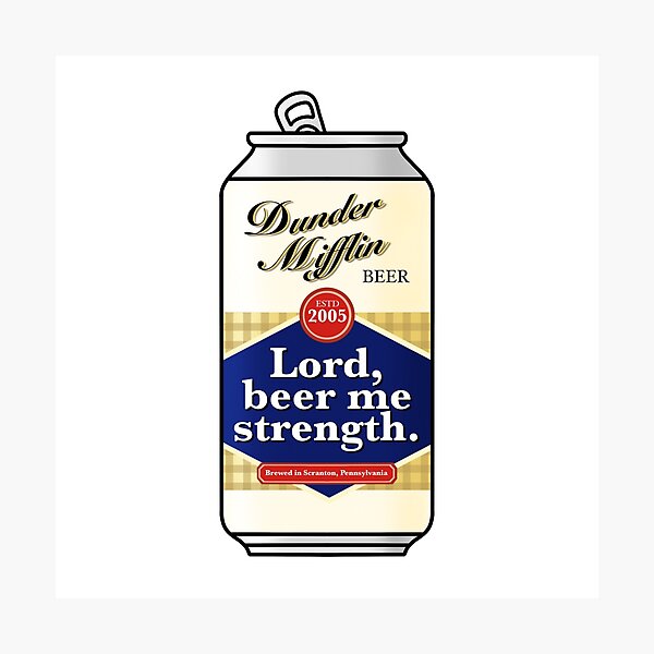 Artikelvorschau, Herr, Bier mir Kraft. entworfen und verkauft von IntoTheFreud.